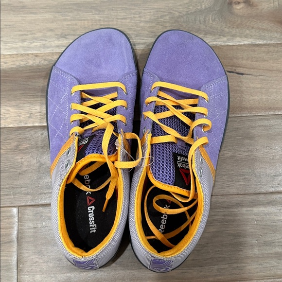 Reebok Women's CrossFit RCF LITE Lush Orchid Purple Glow orange shoes sneakers - Picture 5 of 9